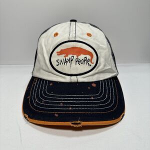 Swamp People Alligator Hunting History Channel Distressed Baseball Hat Dad Cap